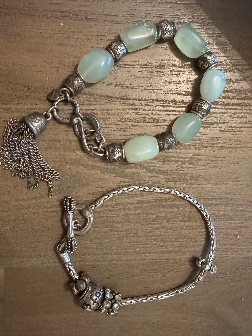 Brighton Brand 2 piece bracelet set~Green Beaded Bracelet - Women's Jewelry